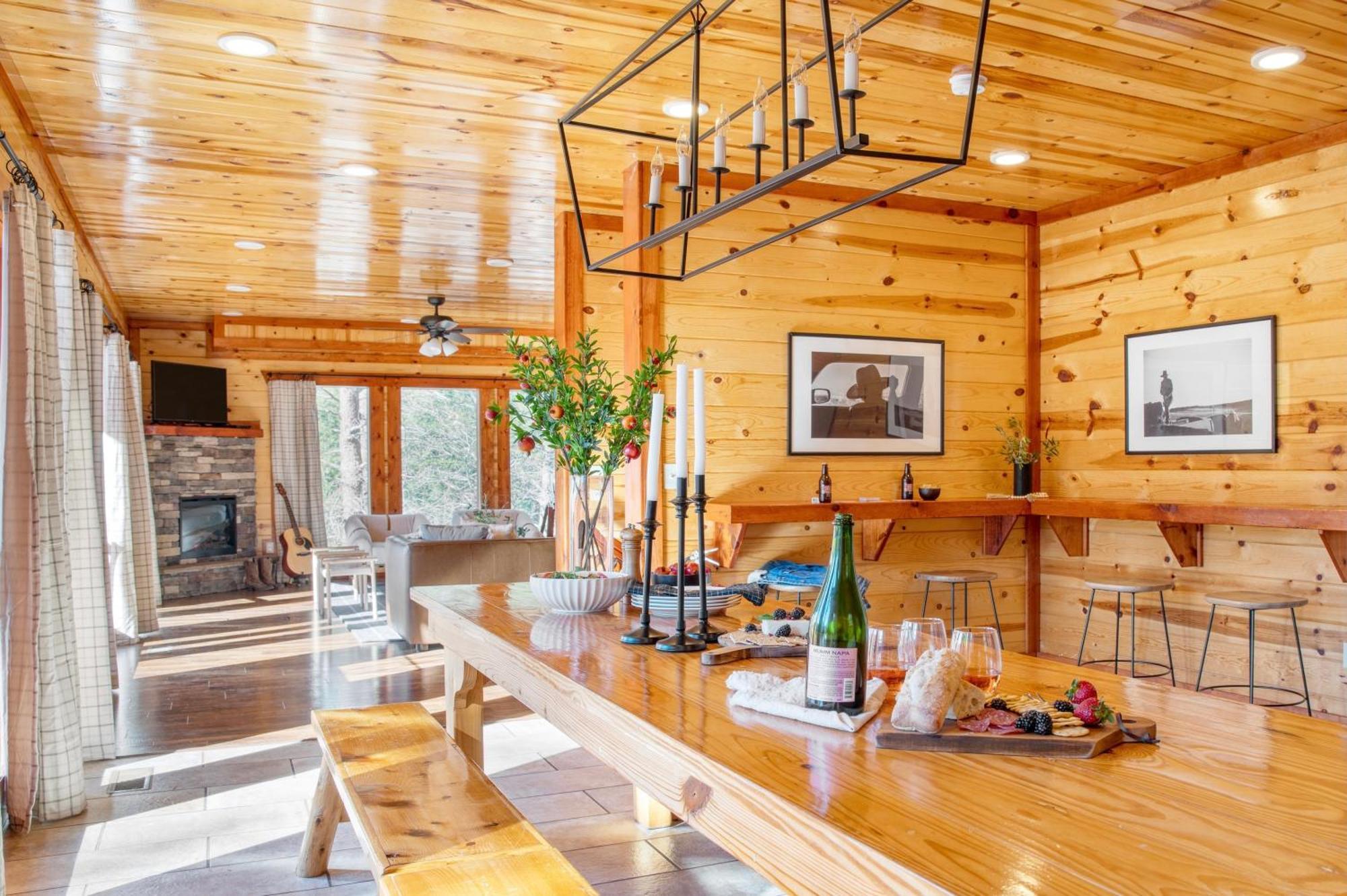 Sycamore By Avantstay Spectacular Mountain Home W Indoor Pool Hot Tub Home Theatre Fire Pit Сивиървил Екстериор снимка