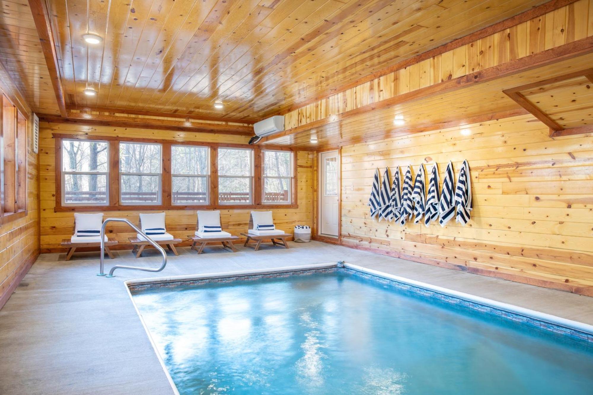 Sycamore By Avantstay Spectacular Mountain Home W Indoor Pool Hot Tub Home Theatre Fire Pit Сивиървил Екстериор снимка